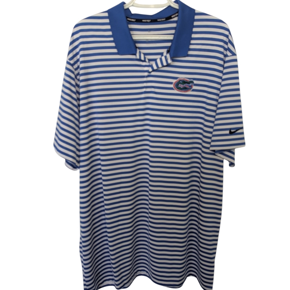 Nike University Of Florida Gators Striped Polo
